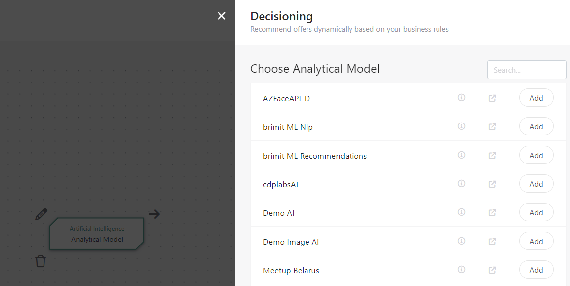 Choose Analytical Model