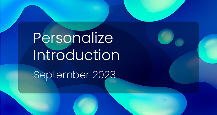 Sitecore Personalize Introduction